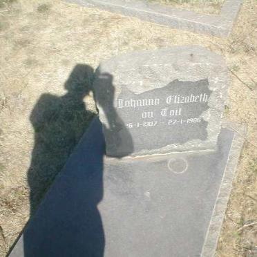 TOIT Johanna Elizabeth, du 1907-1986