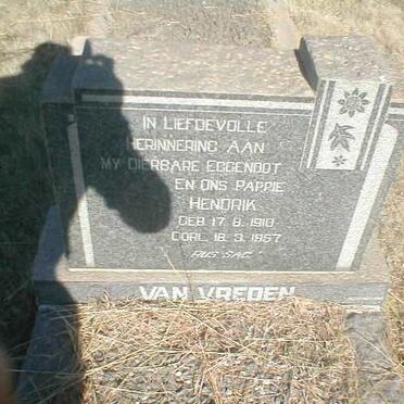 VREDEN Hendrik, van 1910-1957