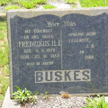 BUSKES Frederikus H.J. 1879-1953
