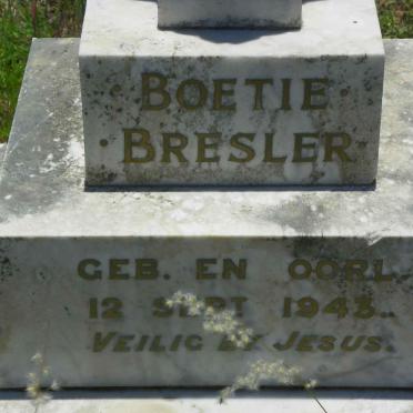 BRESLER Boetie -1943