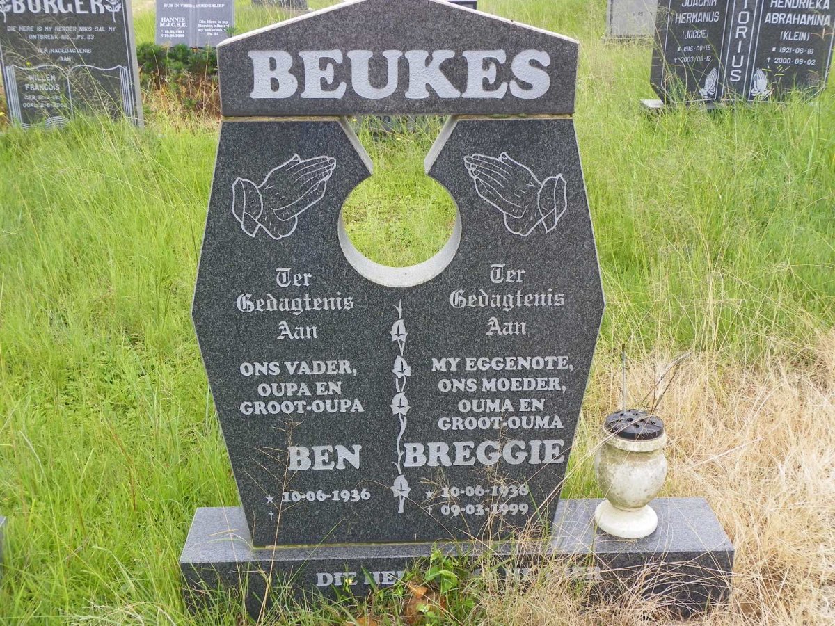 BEUKES Ben 1936- &amp; Breggie 1938-1999