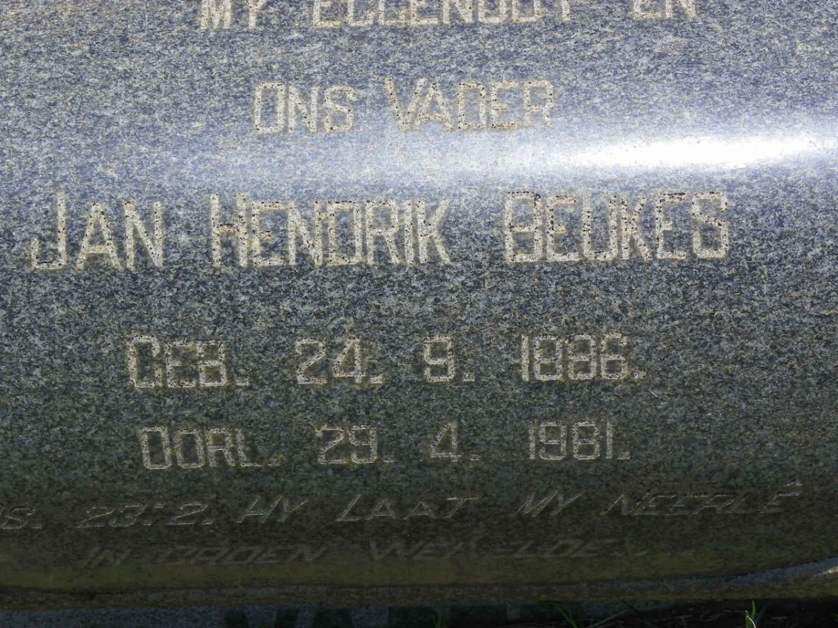 BEUKES Jan Hendrik 1886-1961 &amp; Rachel Catharina Johanna Maria VILJOEN 1889-1986