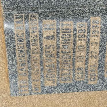 BEZUIDENHOUT Johannes A.H. 1899-1938