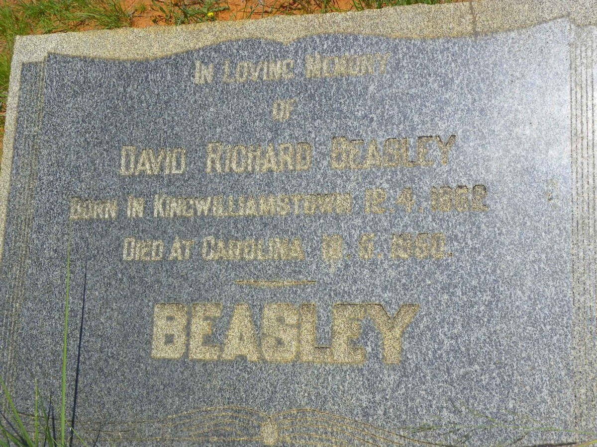 BEASLEY David Richard 1862-1950