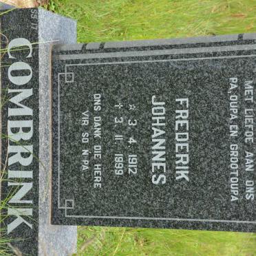 COMBRINK Frederik Johannes 1912-1999