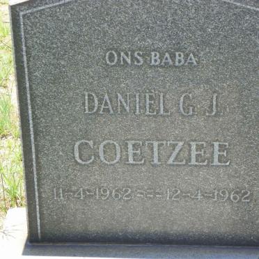 COETZEE Daniel G.J. 1962-1962