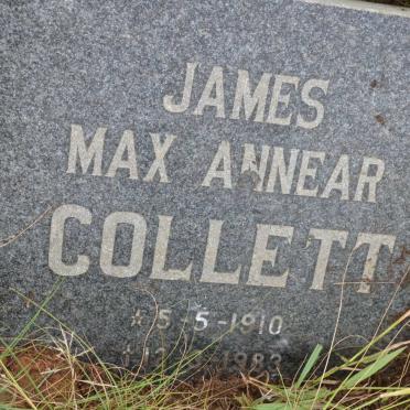 COLLETT James Max Annear 1910-1983