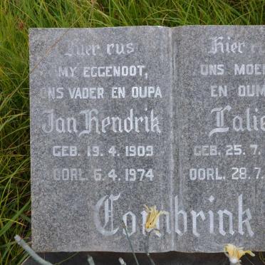 COMBRINK Jan Hendrik 1909-1974 &amp; Lalie 1914-2004