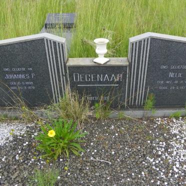 DEGENAAR Johannes P. 1899-1979 &amp; Nelie NEL 1905-1977