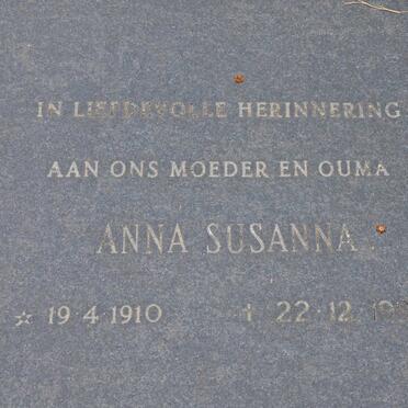 DAVEL Ockert Tobias 1896-1983 &amp; Anna Susanna 1910-1995