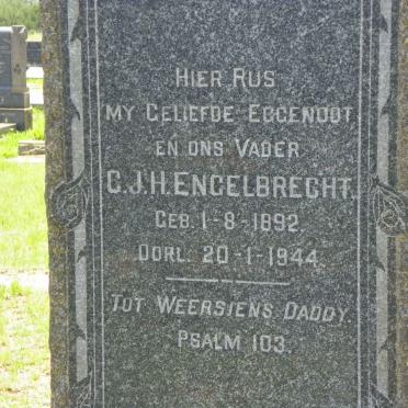 ENGELBRECHT C.J.H. 1892-1944