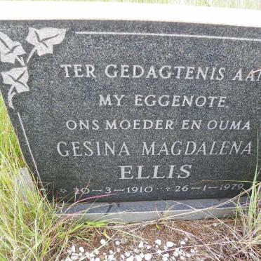 ELLIS Gesina Magdalena 1910-1979