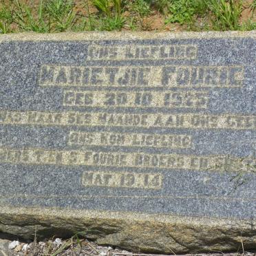 FOURIE Marietjie 1925-