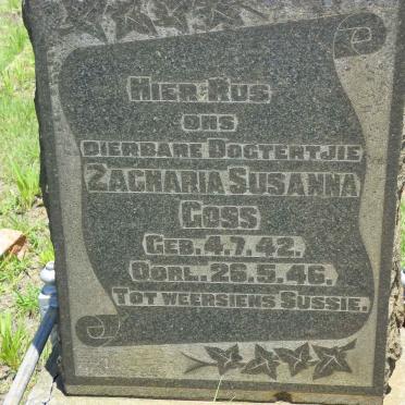 GOSS Zacharia Susanna 1942-1946