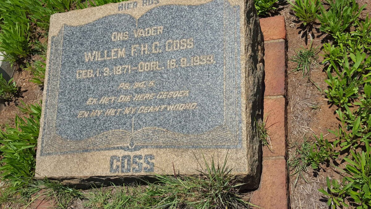 GOSS Willem F.H.C. 1871-1939