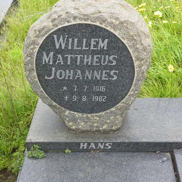 HEEVER Willem Mattheus Johannes, van den 1916-1982 &amp; Anna Christina BOSHOFF 1922-1991