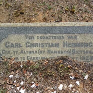 HENNINGS Carl Christian -1928