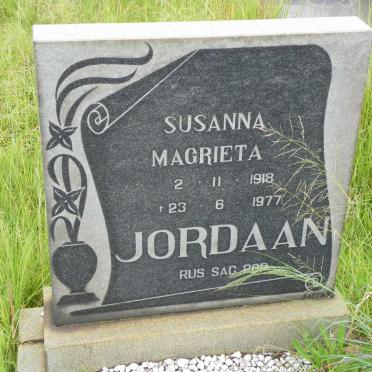 JORDAAN Susanna Magrieta 1918-1977