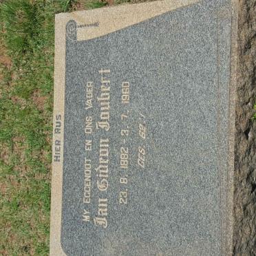 JOUBERT Jan Gideon 1882-1960