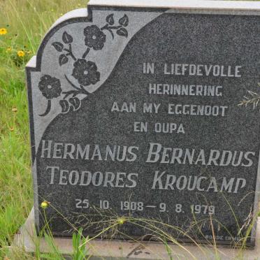 KROUCAMP Hermanus Bernardus Teodores 1908-1979
