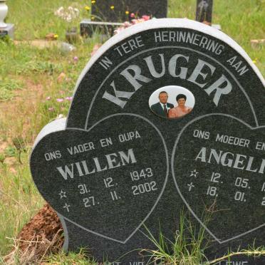 KRUGER Willem 1943-2002 &amp; Angeline 1944-2011