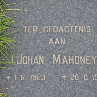 MAHONEY Johan 1923-1976