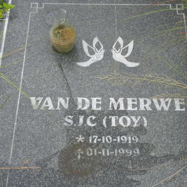 MERWE S.J.C., van de 1919-1999