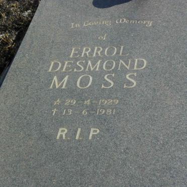 MOSS Errol Desmond 1929-1981