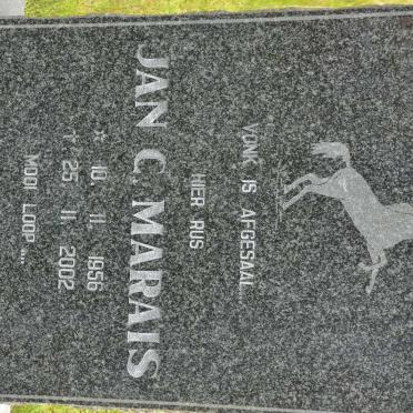 MARAIS Jan C. 1956-2002