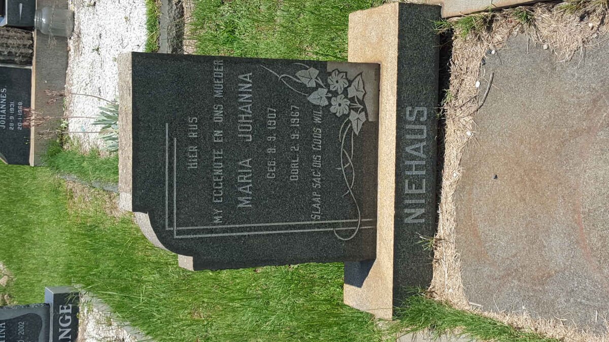 NIEHAUS Maria Johanna 1907-1967