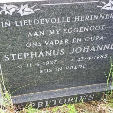 PRETORIUS Stephanus Johannes 1927-1985