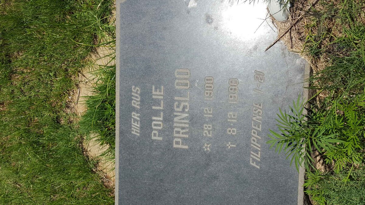 PRINSLOO Pollie 1900-1990