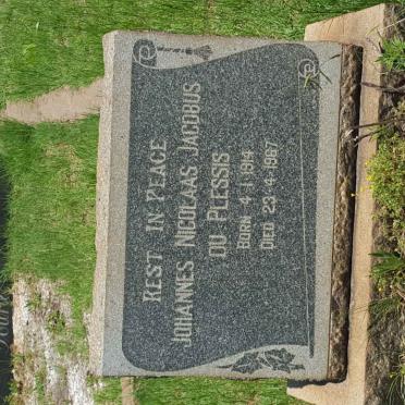 PLESSIS Johannes Nicolaas Jacobus, du 1914-1967