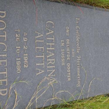 POTGIETER Catharina Aletta 1962-1980