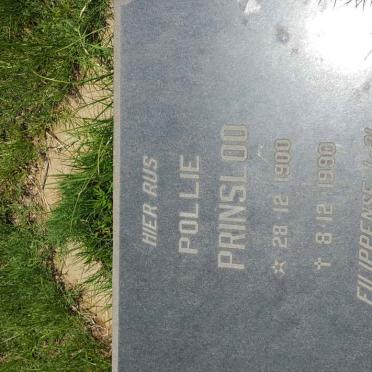 PRINSLOO Pollie 1900-1990