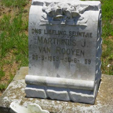 ROOYEN Marthinus J., van 1959-1959