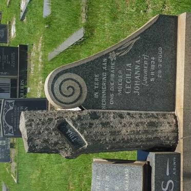 RAS Cecilia Johanna nee JOUBERT 1934-2000