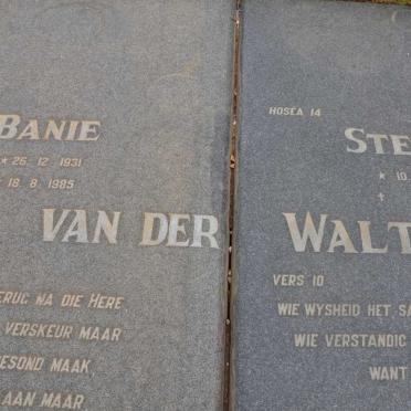 WALT Banie, van der 1931-1985 &amp; Stella 1933-