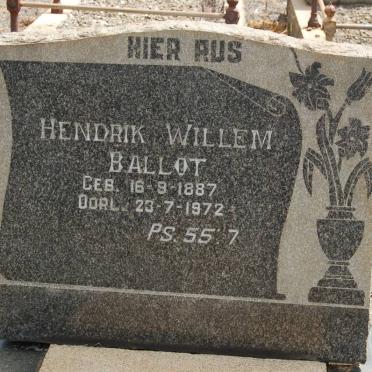 BALLOT Hendrik Willem 1887-1972