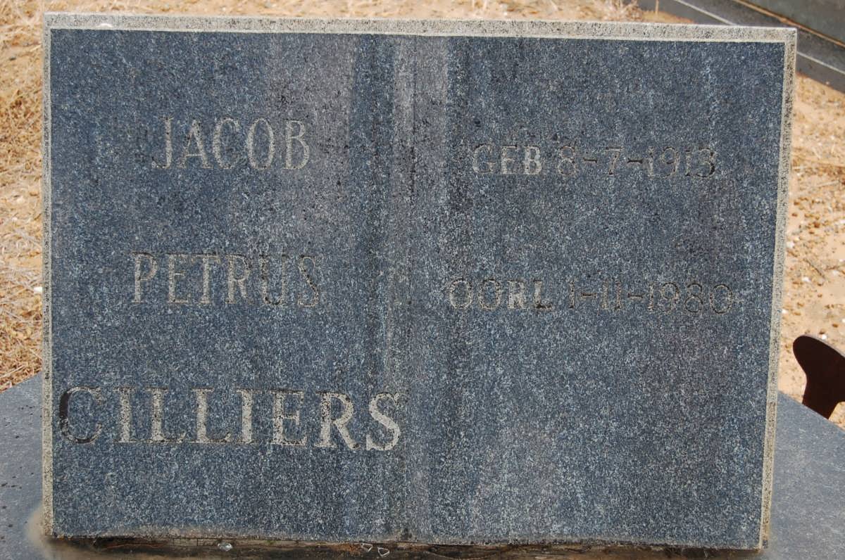 CILLIERS Jacob Petrus 1913-1980