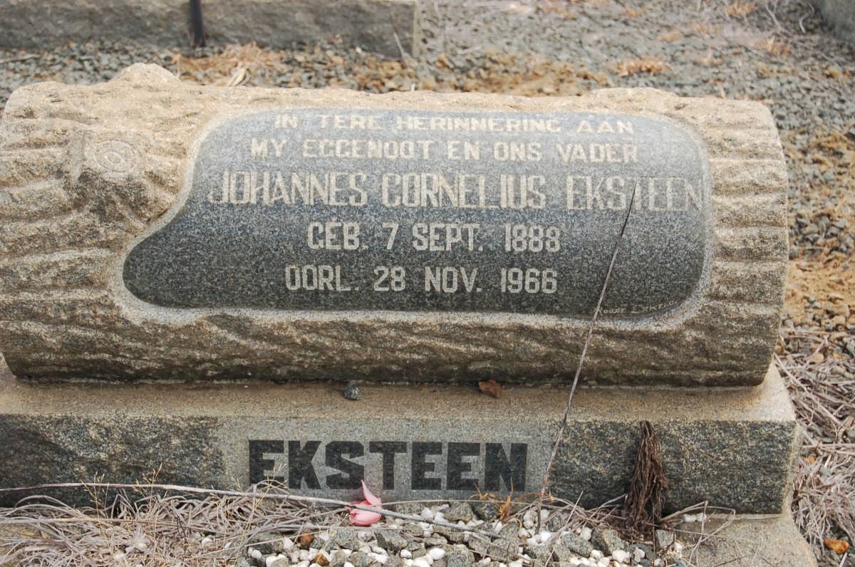 EKSTEEN Johannes Cornelius 1888-1966