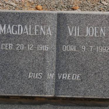 VILJOEN Magdalena 1916-1992