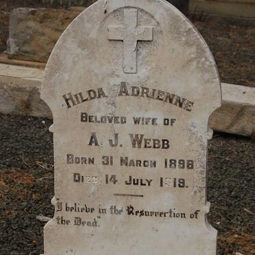 WEBB Hilda Adrienne 1898-1919
