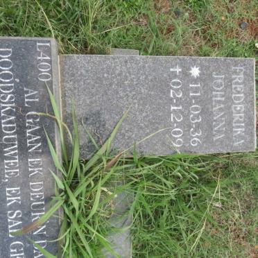 ? Hendrik 1930-2003 & Frederik Johanna 1936-2009 _2