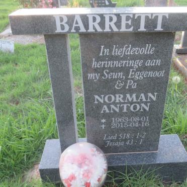 BARRETT Norman Anton 1963-2015