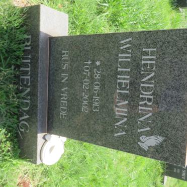 BUITENDAG Hendrina Wilhelmina 1913-2002