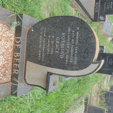 BEER Rosalind Grace, de 1924-1972