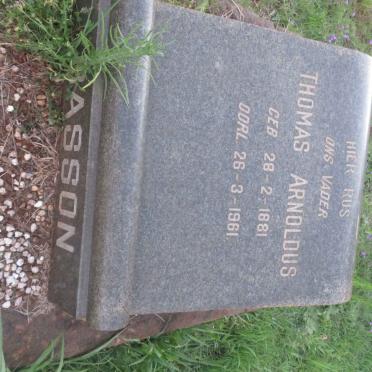 BASSON Thomas Arnoldus 1881-1961