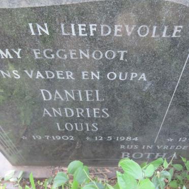 BOTHA Daniel Andries Louis 1902-1984 & Anna Catharina Elizabeth 1915-2006 _3