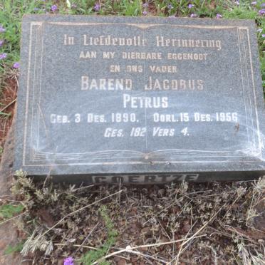 COERTZE Barend Jacobus Petrus 1890-1956